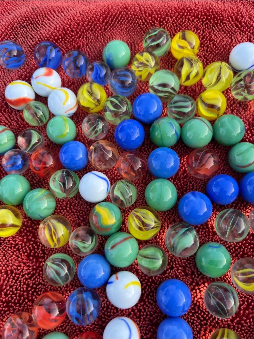 Classic Glass Marbles Assortment - Multicolor Pack